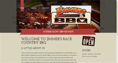 Desktop Screenshot of jimmersbbq.com